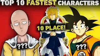 Top 10 Fastest Characters in the Anime Verse | anime man tamil | Tamil Anime | Naruto tamil