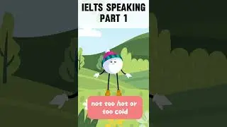 🎥 IELTS Speaking Part 1: What Weather Do You Like? 🌦️ #ieltsexam #learnenglish  #englishexam