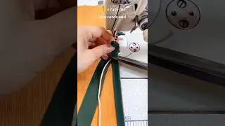 Как аккуратно и незаметно соединить концы шнура для окантовки #универсальноешитье #шитье #советып...