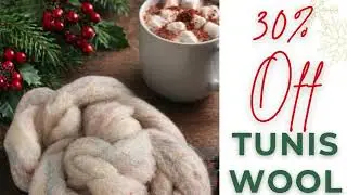 Овечья шерсть и шелк сари из Туниса для прядения пряжи
