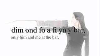 Dybyl Jin a Tonic - Meinir Gwilym (geiriau / lyrics)