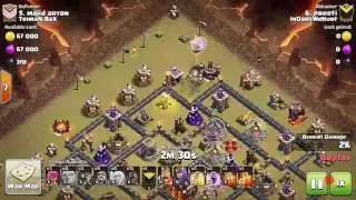 Th 9.5 with th9 troops|strategy| Hghb