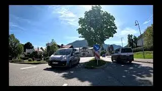 Scenic Drive 4K From  Bad Reichenhall (D) to Dachstein West Austria