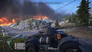 Battlefield  V Firestorm squad win with Tac Earl Cast Iron and Big with a staghound road kill