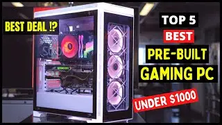 5 Best Prebuilt Gaming PC Under $1000 of 2024 | Gaming PCs Under 1000 (Buying Guide & Review)