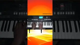 The five fingers scale in Key D Sharp.    #shorts #piano #scales
