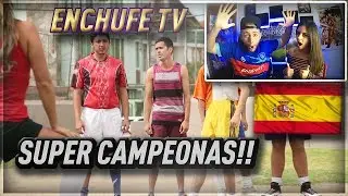 ESPAÑOLES REACCIONAN A ENCHUFETV - SUPER CAMPEONAS -