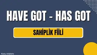 Have Got - Has Got Konu Anlatımı - İngilizce Sahiplik Fiili