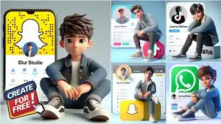 How to create social media profile | Trending AI image 2024
