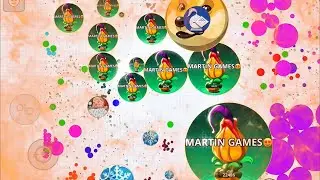 【AGARIO MOBILE】 2VS10／CRAZY BATTLE／70K SCORE😂 4K video
