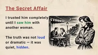Learn English through Stories Level 4 ⭐ The Secret Affair - Improve your English | Audio Story