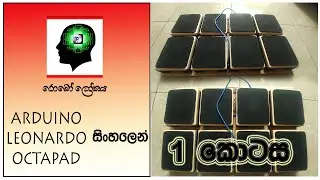 ඔක්ටපෑඩ් එකක් හදමු | Arduino Leonardo octapad සිංහලෙන් ඉගෙන ගනිමු (1 කොටස)