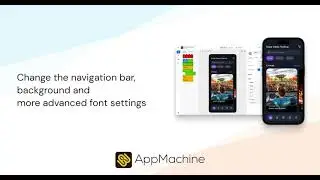 Theme: How to set your Navigation bar, app's background and advanced font settings