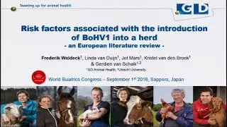 Risk factors associated with the introduction of BoHV1 into a herd