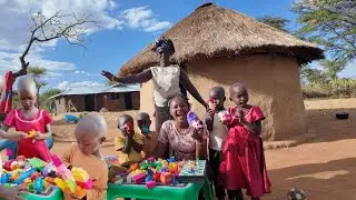 EP43: Big surprise for the kids// New toys// African village life 