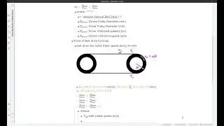 Section 5 P1, Belt Drive Velocity ratio