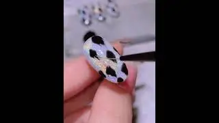 [ EASY NAIL ART DESIGNS ] C&Aacute;CH VẼ DA B&Aacute;O L&Ecirc;N M&Oacute;NG TAY #shorts #nails