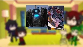 Titanes reaccionan al titán cámaraman as optimus prime (parte única)