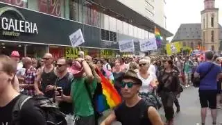 CSD Frankfurt 2016 - Love is all around - CSD Regenbogen Parade #csd #liebegewinnt #pride