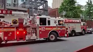 FDNY ENTIRE PRIDE OF CHELSEA CREW AT QUARTERS, Awesome Engine 3, Ladder 12 NYC