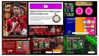 ➡️Maintenance End Time Today In Efootball 2026 Mobile [Update 2]