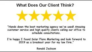 Solar Flare Marketing - Attorney Case Sudy FB Leads and Retargeting