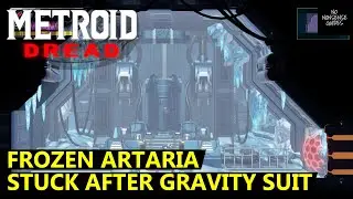 Metroid Dread Frozen Artaria - Stuck After Gravity Suit