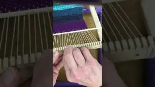 Weaving Remove From Loom With Dowel Rod