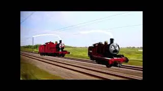 wayne being chased by james the insanity engine