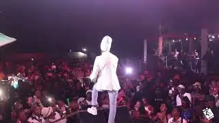 Sizzla with a different energy at Mawch Out