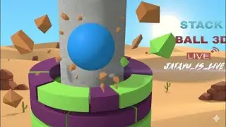 AAStack Ball 3D ASMR LIVE 🎧 | Smooth & Satisfying #stackball #gaming  #livestream