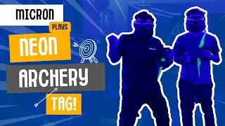 Micron Plays Singapore's EXCITING Neon Indoor Archery Tag Game | FunEmpire Stories