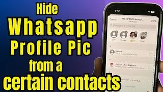 How to Hide Whatsapp profile Picture on iPhone (2026)