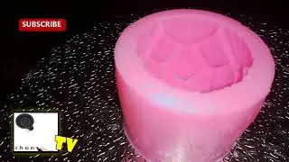 DIY Lotus Flower Silicone Mold for candle and soap making | chonzskytv