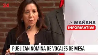 Publican n&oacute;mina de vocales de mesa: Servel detalla plazos y excusas | 24 Horas TVN Chile