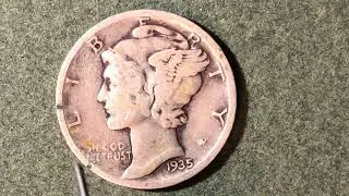 Big D US 1935  1940  1945 Mercury Dimes