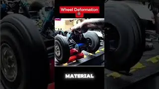 Tires Grow at High Speed! 🤯 #engineering #car #shorts