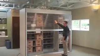 High Capacity Security Cabinets with Rolling Doors Shelves