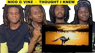 *Rappers* first time hearing:  Nico & Vinz - Thought I knew (reaction)
