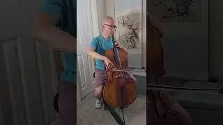 C.Harvey, Learning 3-Octave Scales on the Cello, E Melodic Minor Scale,  Ascending