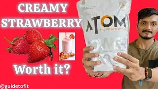Is Asitis Atom Whey Protein Creamy Strawberry Worth It? Full Taste Review! #wheyprotein #asitis