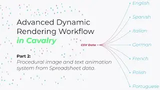 Проект по усовершенствованному динамическому рендерингу в Cavalry - Часть 2