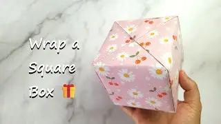 How to Wrap a Square Gift Box | Easy Gift Wrapping Ideas
