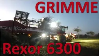 Grimme Rexor 6300 Zuckerrübenernte - Sugar beet harvesting with Grimme Rexor 6300