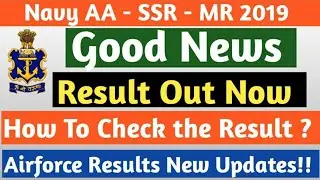 Navy AA SSR Result 2019 (OUT): Indian Navy Result Sailor Merit List Cut Off Marks