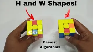 1 Look OLL : H & W Shapes ✓ | Easy Algorithms