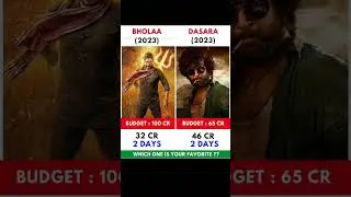 Bholaa Vs Dasara Movie Comparision || Box Office Collection #shorts #bholaa #dasara
