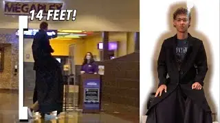 Two People In Trench Coat Prank! (one ticket please)