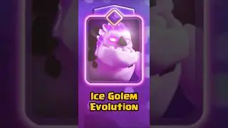 🧊 Ice Golem Evolution #clashroyale