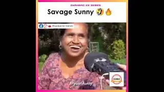 SAVAGE Sunny Leone 🤣|